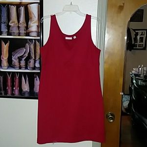 NY & Co sleeveless Red Dress